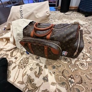 Virgil Abloh Louis Vuitton NBA Basketball Athletisme Bandouliere Duffle10lv720​